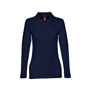 Рубашка-поло женская BERN WOMEN, д/р, тёмно-синий, S, 100% хлопок, плотность 210 г/м2 Рубашка-поло женская BERN WOMEN, д/р, тёмно-синий, S, 100% хлопок, плотность 210 г/м2
