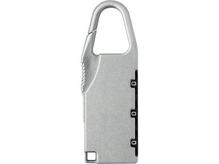 Багажный замок Traveler (Путешественник) - Серебряный