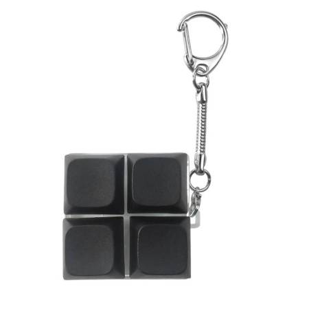 Брелок Press Anti Stress с LED подсветкой, черный Брелок Press Anti Stress с LED подсветкой, черный