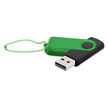 Флешка Designer To Go 2.0 USB 16Gb, черный/зеленый Флешка Designer To Go 2.0 USB 16Gb, черный/зеленый