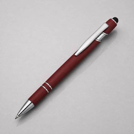 Ручка-стилус металлическая шариковая «Sway» soft-touch