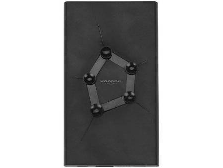 Портативное беспроводное зарядное устройство "Geo Wireless", 5000 mAh, черный