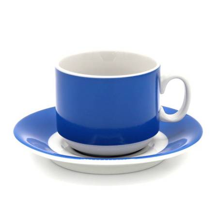 Чайная пара фарфоровая 220см³ &amp;quot;экспресс&amp;quot; &amp;quot;Sunrise&amp;quot; (7С1665Ф34), синий, в коробке