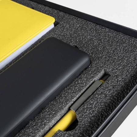 Набор подарочный ZAP 20: ежедневник, ручка и power bank в коробке  с ложементом