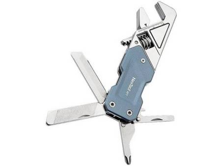 Мультитул-ключ Nextool Light Wrench W1, 6 функций, голубо-серый (NE20238)