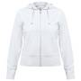 Толстовка женская Hooded Full Zip белая