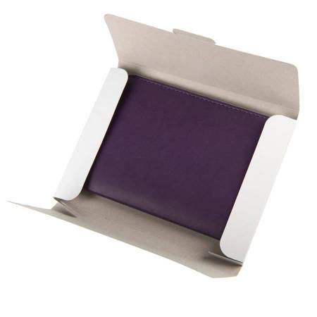 Обложка для паспорта  "Impression", 10*13,5 см, PU, голубой с серым