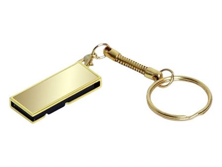 USB 2.0- флешка на 16 Гб с поворотным механизмом и зеркальным покрытием USB 2.0- флешка на 16 Гб с поворотным механизмом и зеркальным покрытием