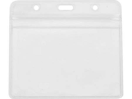 Бейдж Crystal Flat 115*101 мм (внут.размер 107*70 мм), прозрачный