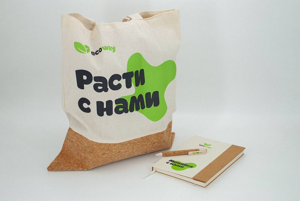 шоперы с печатью логотипа экостиль