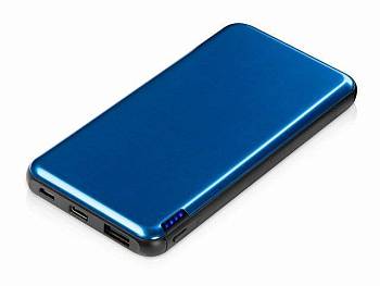 Внешний аккумулятор Forge, Evolt, металл, 10000mah, синий