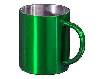 Стальная кружка с двойными стенками "Altai", зеленый (Р)