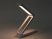 Складывающаяся настольная LED лампа "Stack N", 3 Вт, белый Складывающаяся настольная LED лампа "Stack N", 3 Вт, белый