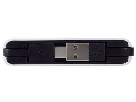 USB-хаб «Hubix» с коннектором 2-в-1 USB-C и USB-A, 2.0, белый