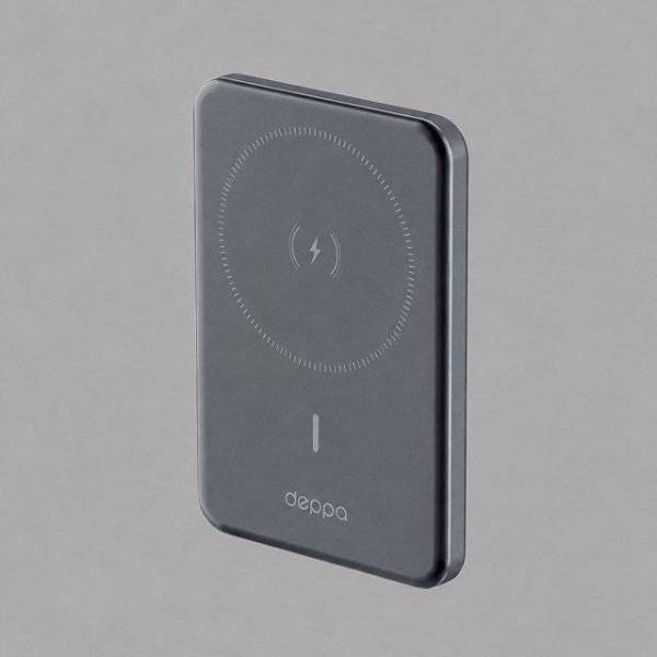 Внешний АКБ NRG MageSafe Alum 5000 мА-ч, 15Вт QI