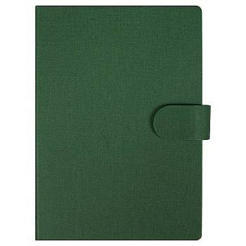 Блокнот А5 Tasmania, в твердой обложке со стикерами в линейку, зеленый