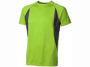Футболка "Quebec Cool Fit" мужская, зеленое яблоко Футболка "Quebec Cool Fit" мужская, зеленое яблоко