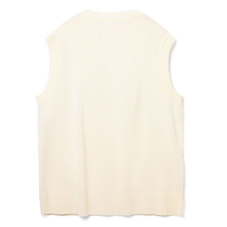 Жилет оверсайз унисекс Tad в сумке, молочно-белый, размер L/XL