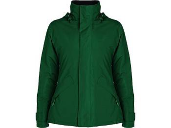 Парка утепленная "Europa" женская, бутылочный зеленый