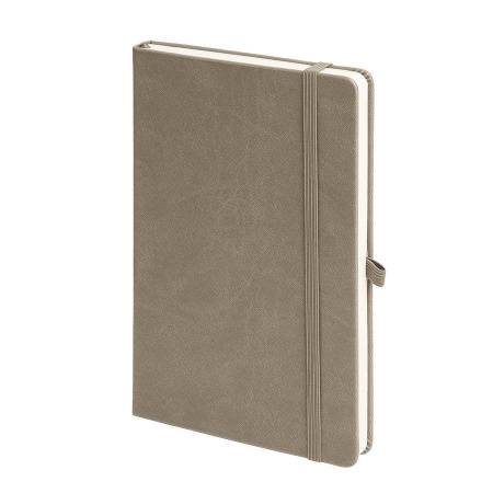 Бизнес-блокнот "Justy", 130*210 мм, желтый, твердая обложка,  резинка 7 мм, блок-линейка, тиснение