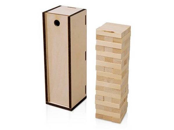 Настольная игра из дерева «Башня» в деревянной коробке  Настольная игра из дерева «Башня» в деревянной коробке