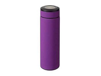 Вакуумный термос "Vacuum Flask C1", soft touch, 420мл, фиолетовый