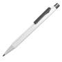 Ручка шариковая SCALEN, белый/темно-серый, металл