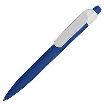 Ручка шариковая N16 soft touch, синий, пластик, цвет чернил синий Ручка шариковая N16 soft touch, синий, пластик, цвет чернил синий