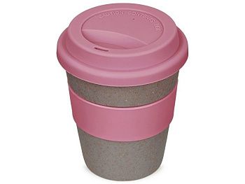 Стакан с силиконовой крышкой "Cafe", dust pink Стакан с силиконовой крышкой "Cafe", dust pink