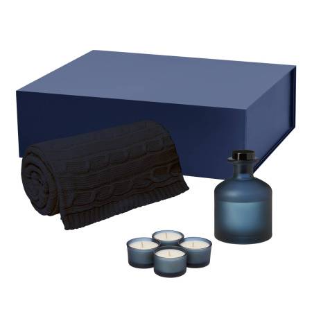 Подарочный набор Sento, Fado, бежевый (свеча, диффузор