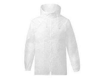 Дождевик «Parka» унисекс, белый Дождевик «Parka» унисекс, белый