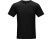 Мужская футболка Azurite с коротким рукавом, изготовленная из натуральных материалов, черный