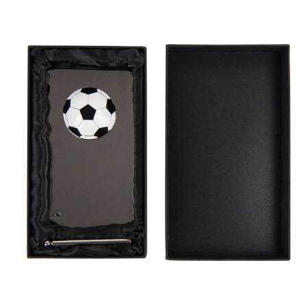 Плакетка наградная   "Футбол", металл, подарочная упаковка