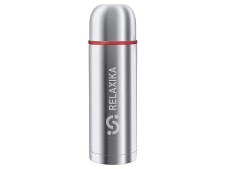 Термос Relaxika 102, 2 чашки, 1000 мл, стальной