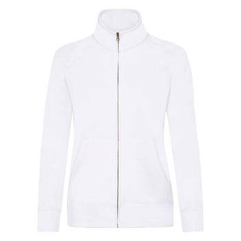 Толстовка "Lady-Fit Sweat Jacket", белый_XS, 75% х/б, 25% п/э, 280 г/м2 Толстовка "Lady-Fit Sweat Jacket", белый_XS, 75% х/б, 25% п/э, 280 г/м2