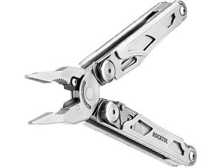 Мультитул Rocktol 29 в 1 со сменными резцами и пилой, нержавеющая сталь, нейлоновый чехол