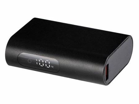 Внешний аккумулятор с QC/PD "Qwik", 10000 mah, черный