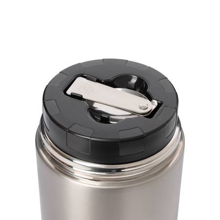 Термос для еды Bento, серебряный