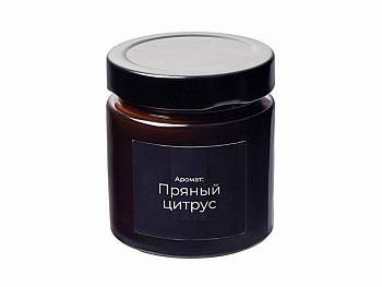 Свеча в стеклянной банке, ароматическая