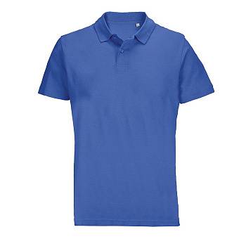 Рубашка-поло унисекс PULSE, ярко-синий, 4XL, 100% хлопок, 170 г/м2