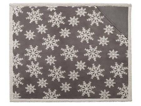 Плед Snowflake новогодний