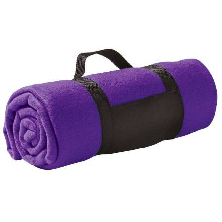 Плед "Color", желтый, 130х150 см, флис 200 гр/м2, шелкография