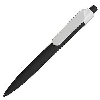 Ручка шариковая N16 soft touch, ченрный, пластик, цвет чернил синий Ручка шариковая N16 soft touch, ченрный, пластик, цвет чернил синий