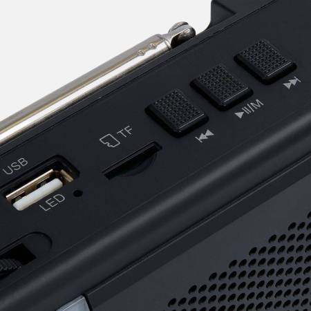 Bluetooth-колонка с радио Comradio, черная