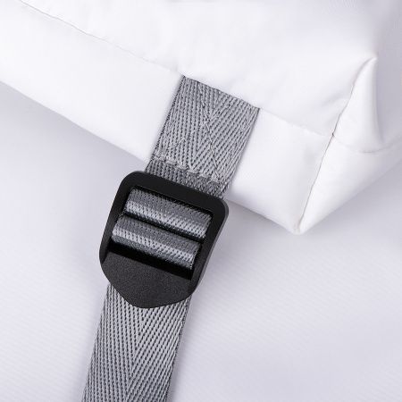 Рюкзак RUN, белый, 48х40см, 100% нейлон