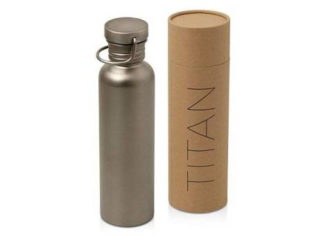 Бутылка для воды из титана "Titan", 750ml, темно-серый