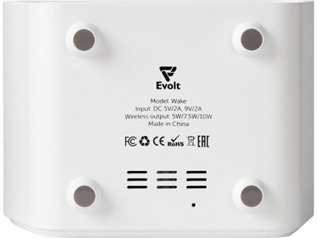 Настольные часы с функцией беспроводной зарядки "Wake", 10 Вт