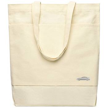 Сумка для покупок JETTA 325 г/м² с шильдом - машина, натуральный
