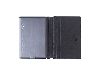 Портмоне с зарядным устройством «INE», 3000 mAh, черный Портмоне с зарядным устройством «INE», 3000 mAh, черный