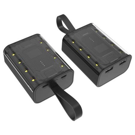 Внешний аккумулятор Courage, 5000 Mah, черный